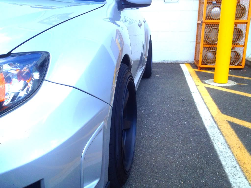 photo 4 Subaru Impreza WRX custom wheels 18x10.0, ET +30, tire size 245/40 R18. x ET