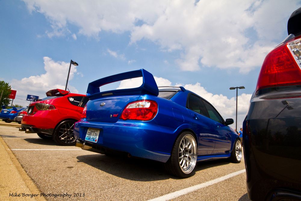 photo 2 Subaru Impreza WRX custom wheels Rota MXR 18x9.5, ET +38, tire size 245/35 R18. x ET