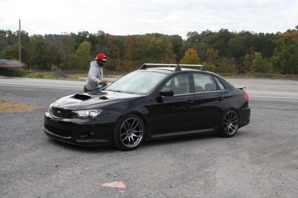 photo 2 Subaru Impreza WRX custom wheels Rota Torque 18x9.5, ET +35, tire size 235/40 R18. x ET