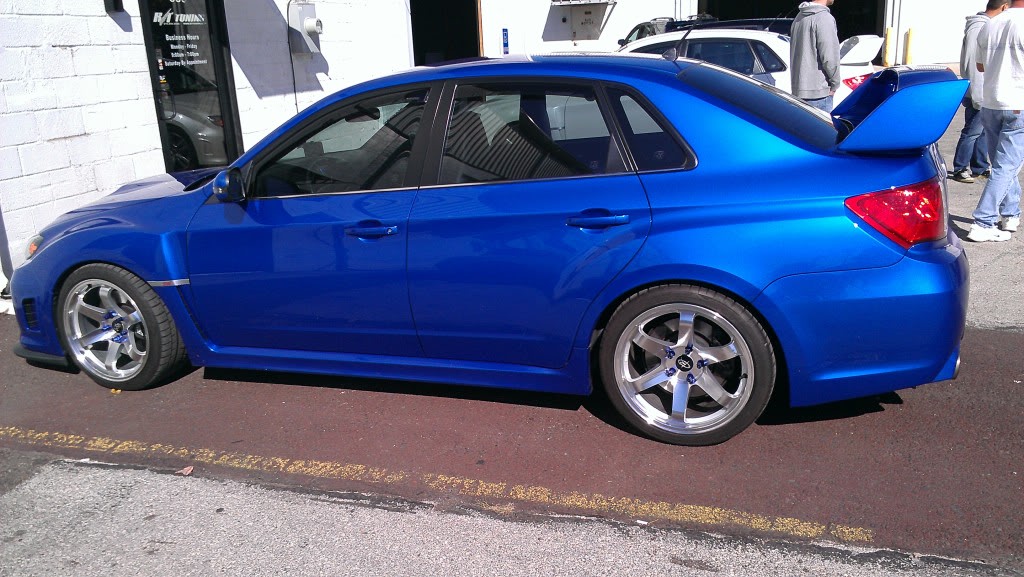 photo 1 Subaru Impreza WRX custom wheels Rota Grid 18x9.5, ET +38, tire size 255/35 R18. x ET 
