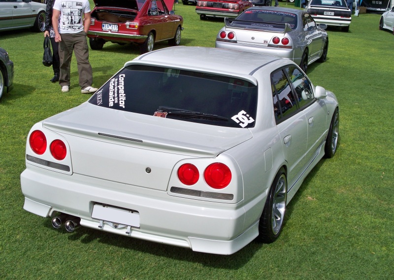 photo 2 Nissan R31-R34 Skyline 4dr custom wheels Origin DNA-01 17x9.0, ET +3, tire size 215/45 R17. 17x9.5 ET+15 235/45 R17