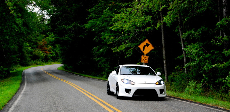 photo 2 Hyundai Tiburon custom wheels Rota G-Force 18x9.0, ET +30, tire size 225/40 R18. x ET