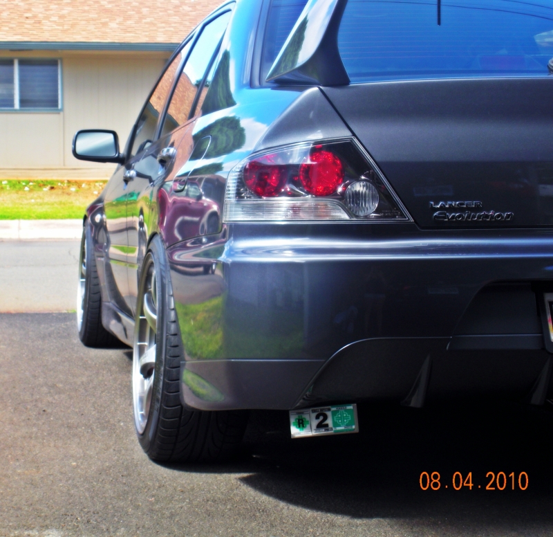 photo 4 Mitsubishi Lancer Evolution custom wheels Rays Engineering Gram Lights 57maximum 18x9.5, ET +7, tire size 245/40 R18. x ET