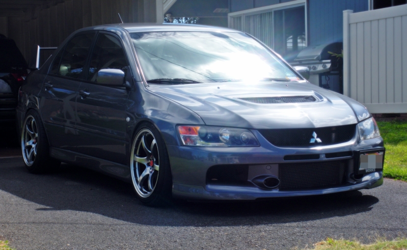 photo 7 Mitsubishi Lancer Evolution custom wheels Rays Engineering Gram Lights 57maximum 18x9.5, ET +7, tire size 245/40 R18. x ET