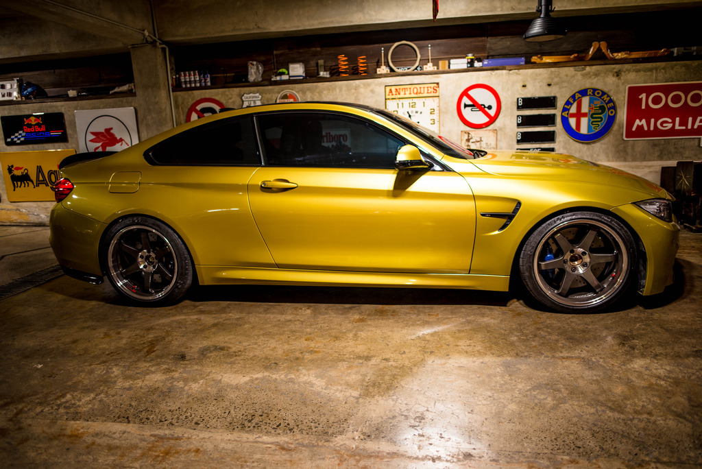 photo 3 BMW M4 custom wheels Volk TE37 SL 19x9.5, ET +21, tire size X R19. 19x10.5 ET+22