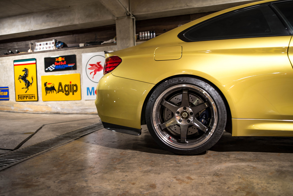 photo 1 BMW M4 custom wheels Volk TE37 SL 19x9.5, ET +21, tire size X R19. 19x10.5 ET+22