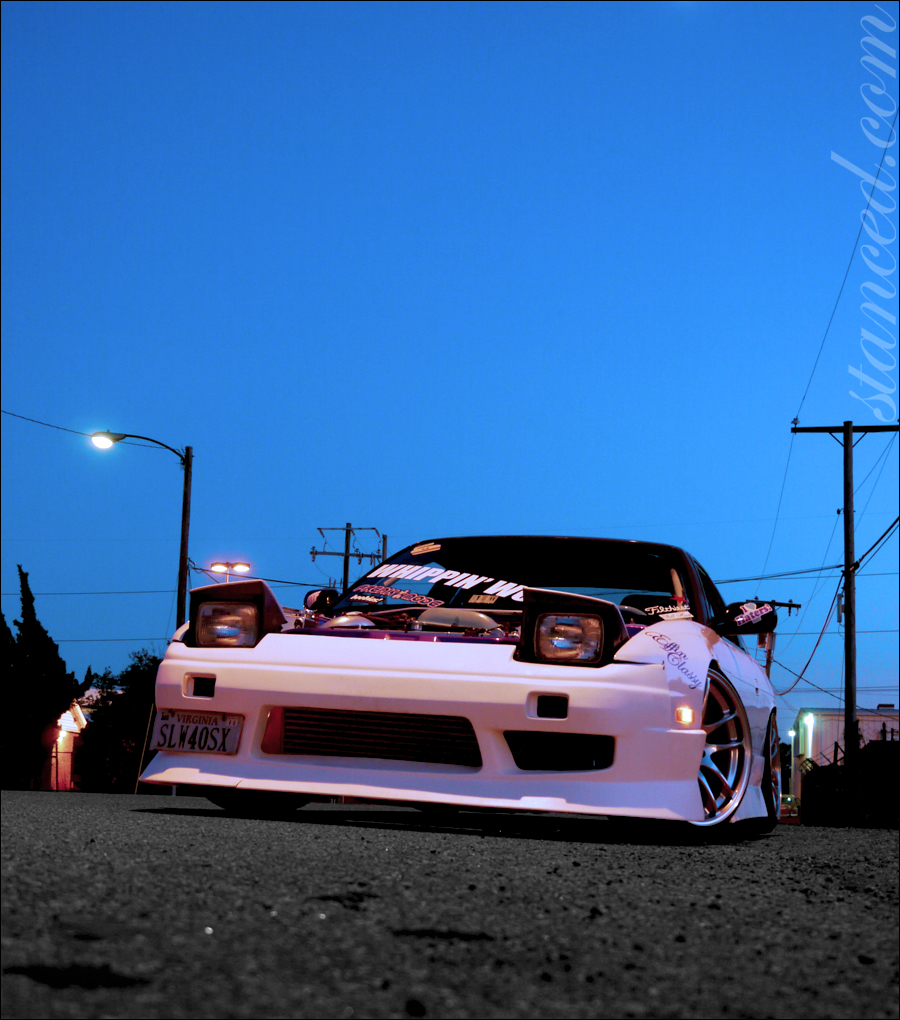 photo 6 Nissan S13 custom wheels Work Emotion CR-Kai 18x9.5, ET +12, tire size 215/35 R18. x ET 225/40 R