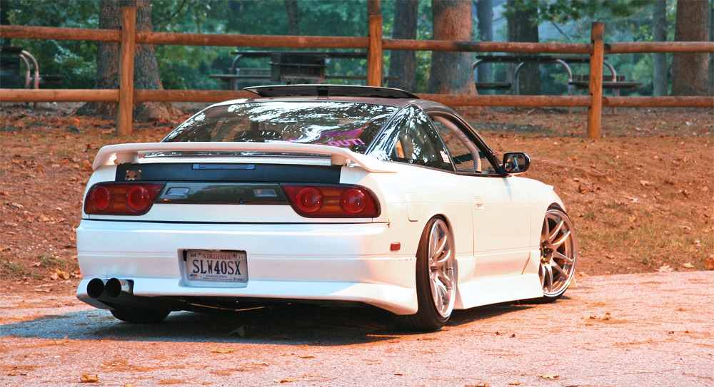 photo 9 Nissan S13 custom wheels Work Emotion CR-Kai 18x9.5, ET +12, tire size 215/35 R18. x ET 225/40 R