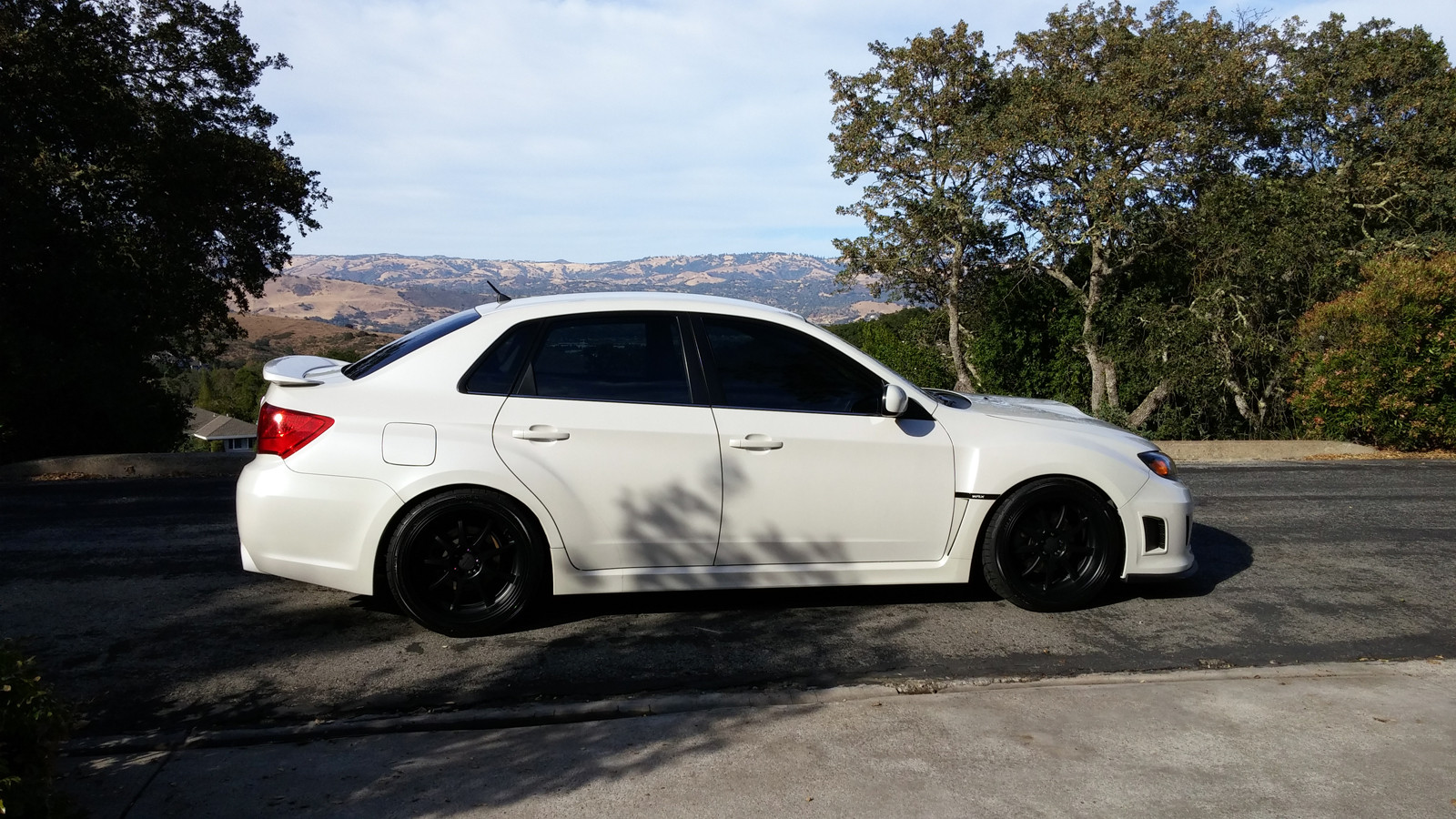 photo 2 Subaru Impreza WRX custom wheels Rota P1R 18x9.5, ET +38, tire size X R18. x ET 