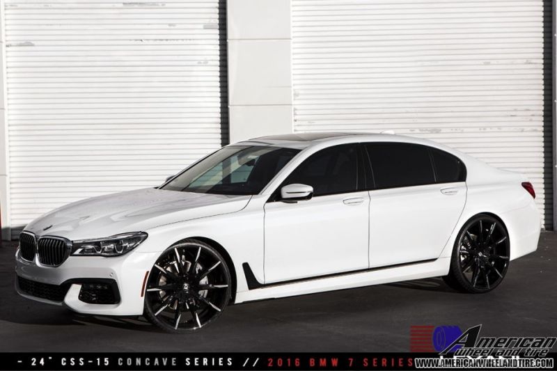 photo 2 BMW 740 custom wheels Lexani CSS-15 SUV 24x, ET , tire size X R24. x ET 
