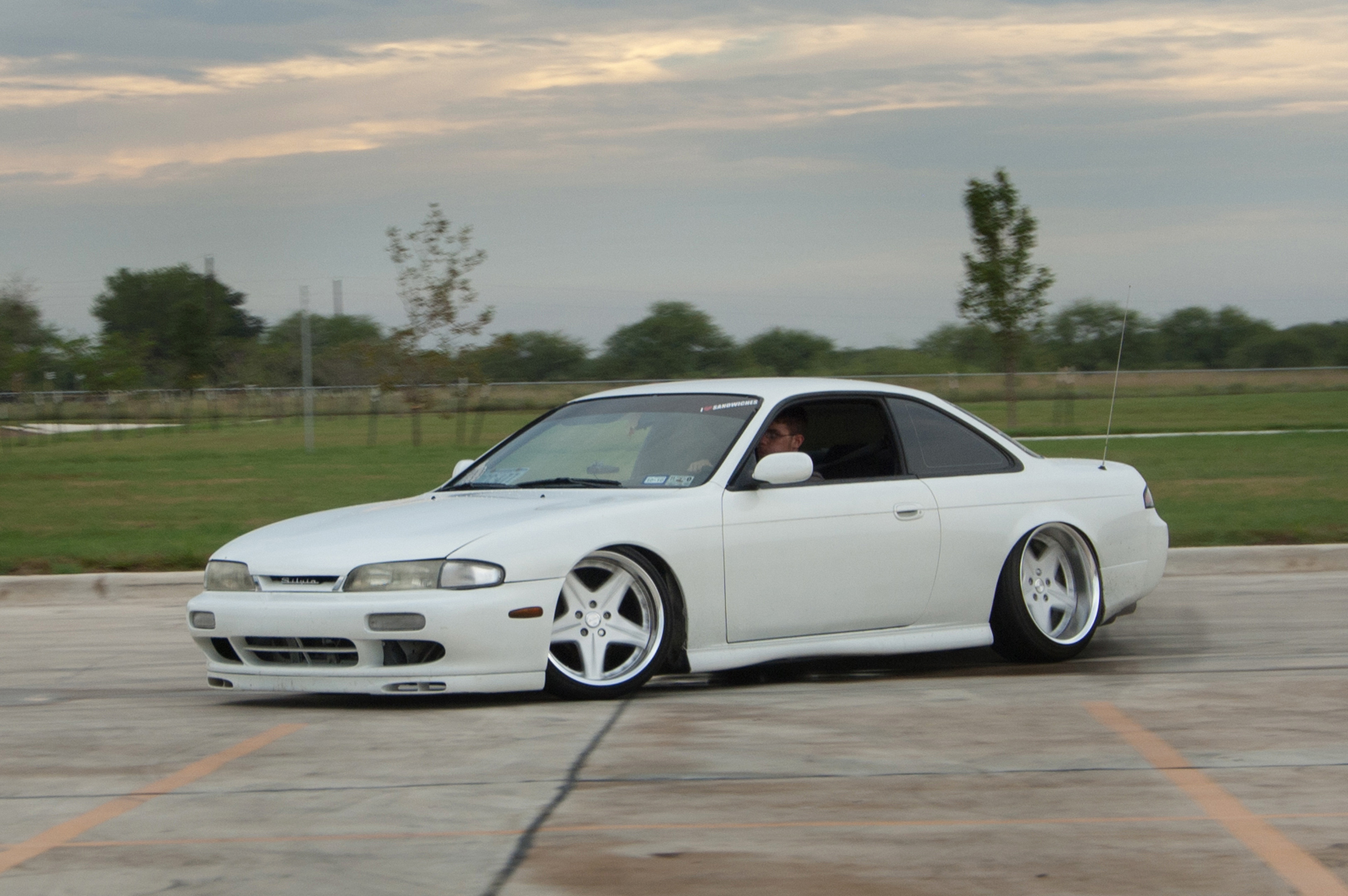 photo 4 Nissan S14 custom wheels Work Euroline SL 18x9.0, ET +1, tire size 215/35 R18. 18x10.0 ET-15 225/40 R18