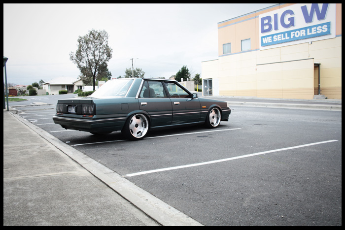 photo 5 Nissan R31-R34 Skyline 2dr custom wheels Work Euroline DH 18x9.0, ET +17, tire size 225/40 R18. 18x10.0 ET+23 235/40 R18