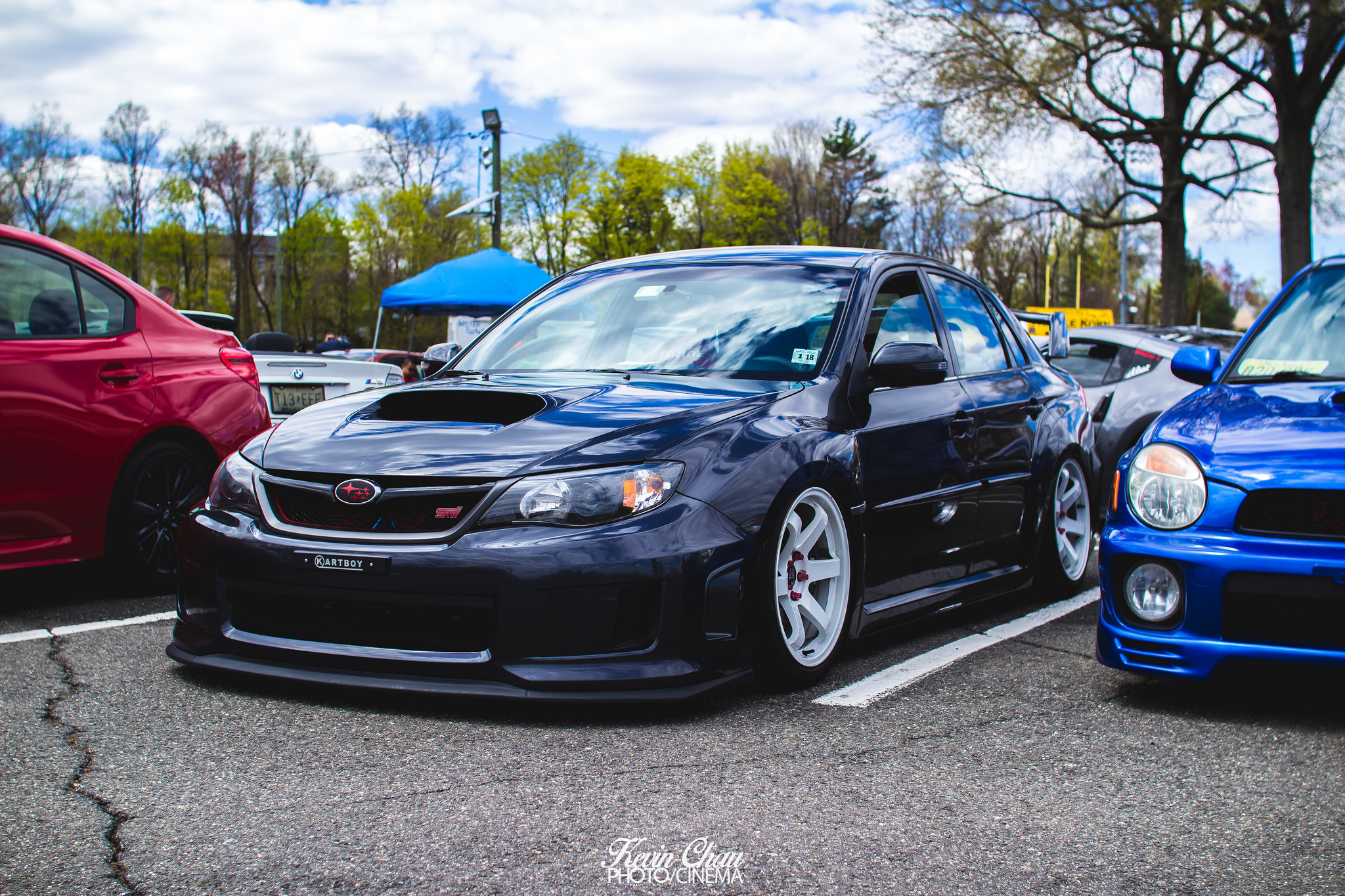 photo 1 Subaru Impreza WRX custom wheels Rota Grid 18x9.5, ET +38, tire size 245/40 R18. x ET 