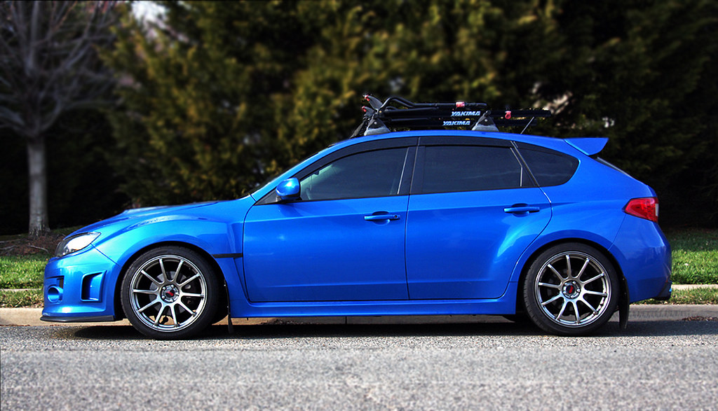 photo 1 Subaru Impreza WRX custom wheels Rota G-Force 18x9.0, ET +35, tire size X R18. x ET