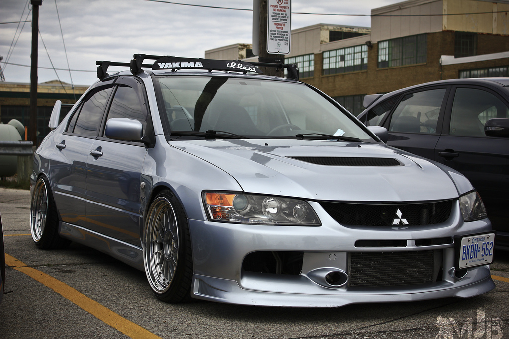 photo 5 Mitsubishi Lancer Evolution custom wheels BBS LM 18x9.0, ET +5, tire size 215/35 R18. x ET