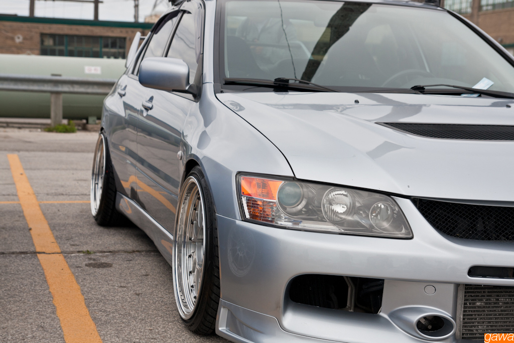 photo 9 Mitsubishi Lancer Evolution custom wheels BBS LM 18x9.0, ET +5, tire size 215/35 R18. x ET