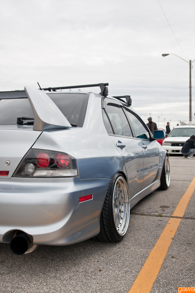 photo 10 Mitsubishi Lancer Evolution custom wheels BBS LM 18x9.0, ET +5, tire size 215/35 R18. x ET