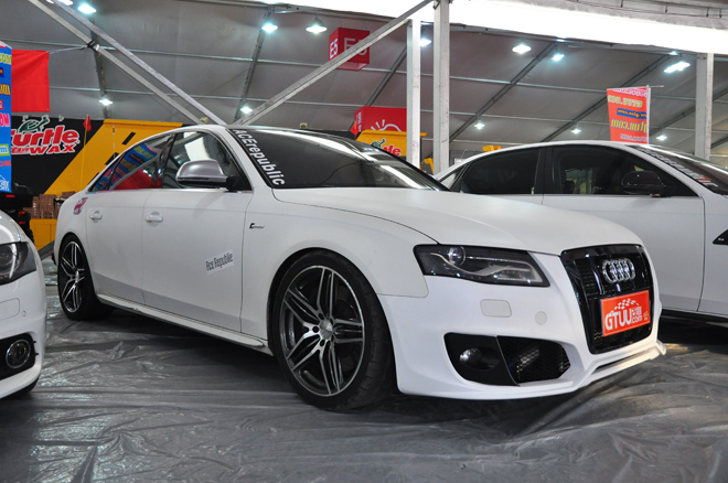photo 1 Audi A4 custom wheels RAYS VOLK TRINITI-V 19x8.5, ET +38, tire size X R19. x ET 