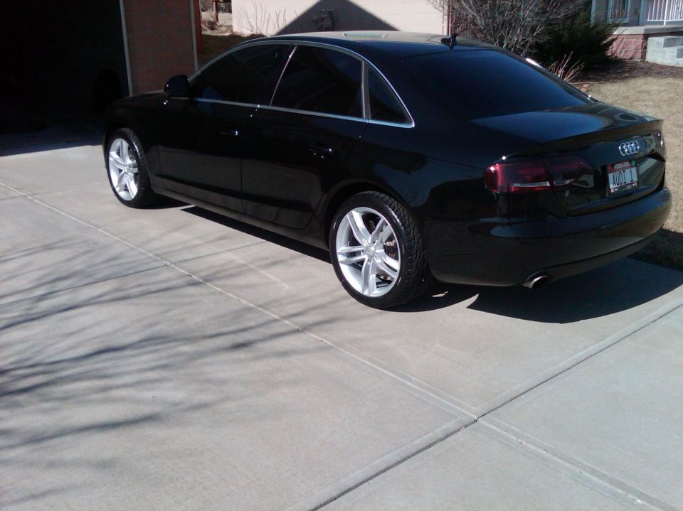 photo 2 Audi A4 custom wheels   18x8.0, ET +35, tire size 245/40 R18. 18x8.0 ET+29