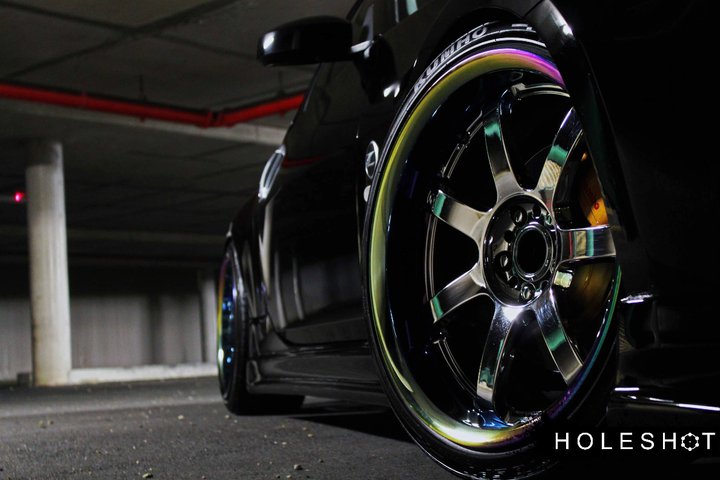 photo 5 Nissan 350Z custom wheels Rays Gram Light 57s Pro 19x9.0, ET -7, tire size 235/35 R19. 19x10.0 ET-5 245/35 R19