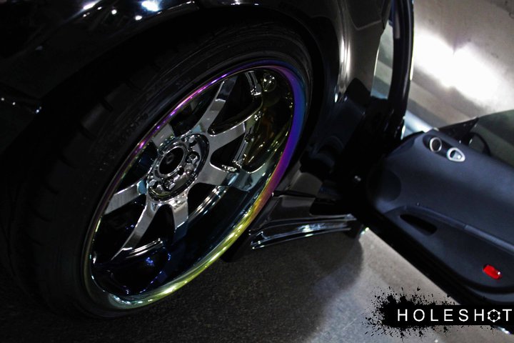 photo 7 Nissan 350Z custom wheels Rays Gram Light 57s Pro 19x9.0, ET -7, tire size 235/35 R19. 19x10.0 ET-5 245/35 R19