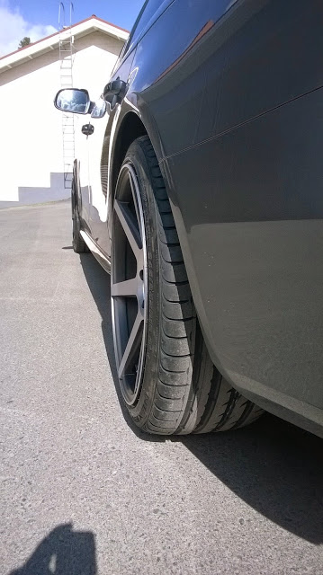 photo 4 Audi A4 custom wheels Stance 19x9.5, ET +35, tire size 245/35 R19. x ET