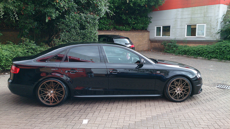 photo 1 Audi A4 custom wheels Klutch KM20 19x8.5, ET +35, tire size 235/35 R19. 19x10.0 ET+42