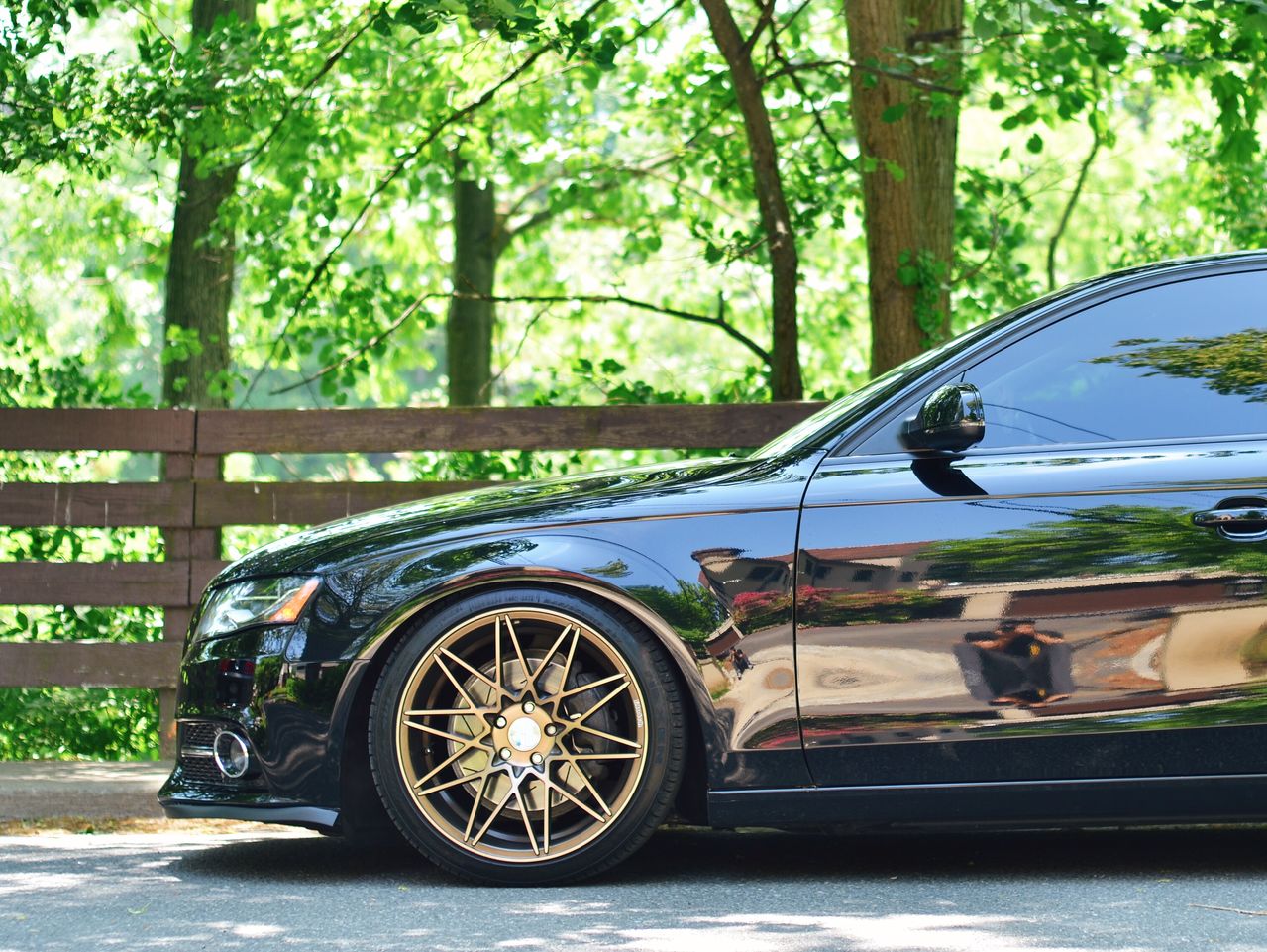 photo 1 Audi A4 custom wheels Klutch KM20 19x8.5, ET +35, tire size 235/35 R19. 19x10.0 ET+42 255/35 R19