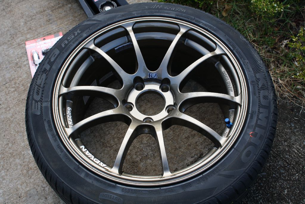 photo 1 Honda Civic custom wheels Advan  RZ 17x8.0, ET +37, tire size 225/45 R17. 17x8.0 ET+37 