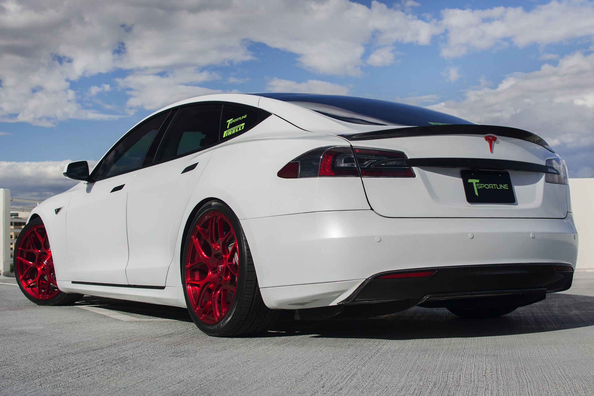 photo 1 Tesla Model S custom wheels T Sportline TS117 21x9.0, ET , tire size 245/35 R21. 21x9.5 ET 265/35 R21