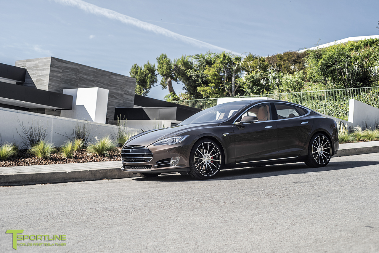 photo 2 Tesla Model S custom wheels T Sportline 112 21x9.0, ET , tire size 245/35 R21. 21x9.5 ET 265/35 R21