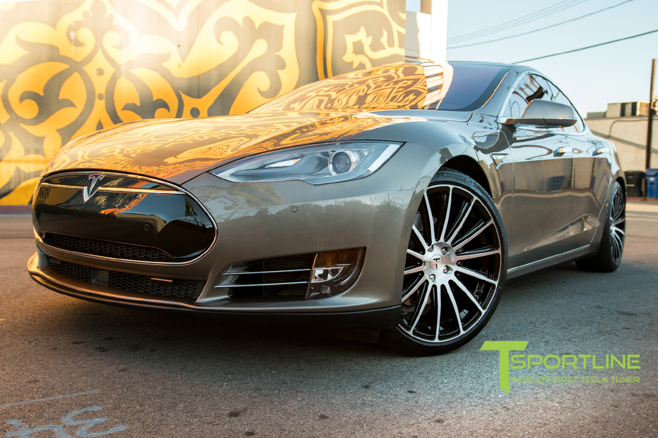 photo 2 Tesla Model S custom wheels TS 114 21x9.0, ET , tire size 245/35 R21. 21x9.5 ET 265/35 R21