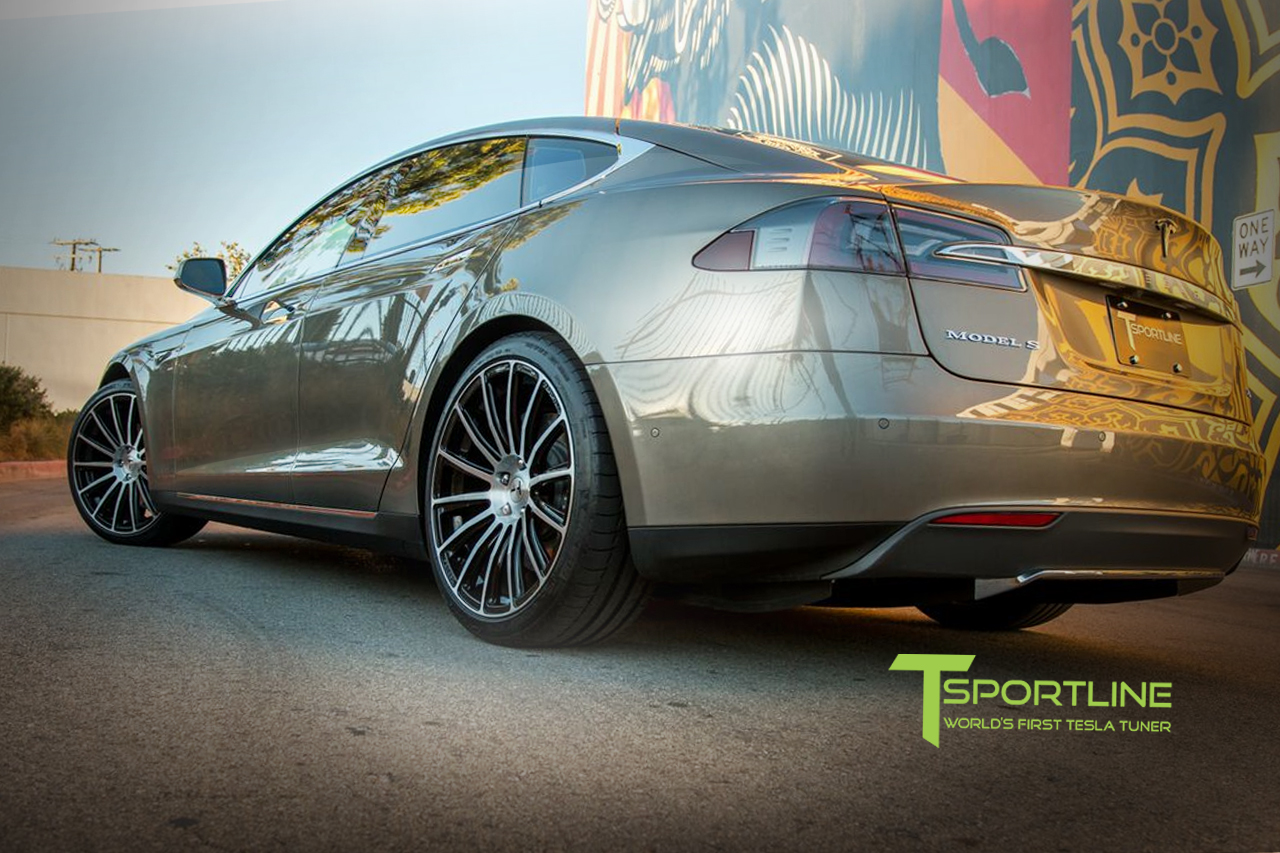 photo 3 Tesla Model S custom wheels TS 114 21x9.0, ET , tire size 245/35 R21. 21x9.5 ET 265/35 R21