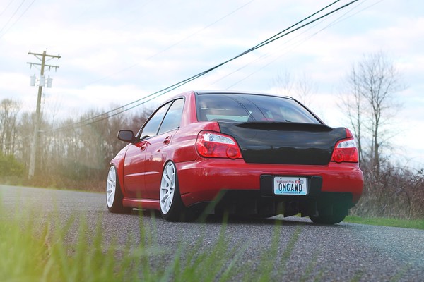 photo 3 Subaru Impreza WRX custom wheels Rota G-Force 18x9.0, ET +35, tire size 255/35 R18. x ET