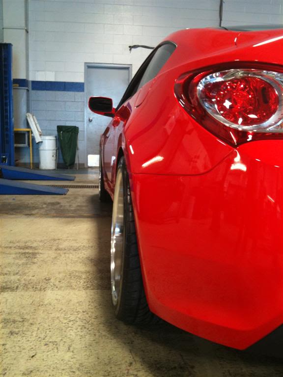 photo 1 Hyundai Genesis Coupe custom wheels Venaci Mesh 20x9.0, ET +30, tire size 245/35 R20. 20x10.0 ET+25 285/30 R20