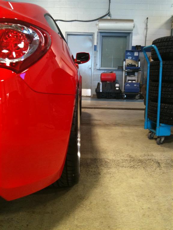 photo 2 Hyundai Genesis Coupe custom wheels Venaci Mesh 20x9.0, ET +30, tire size 245/35 R20. 20x10.0 ET+25 285/30 R20