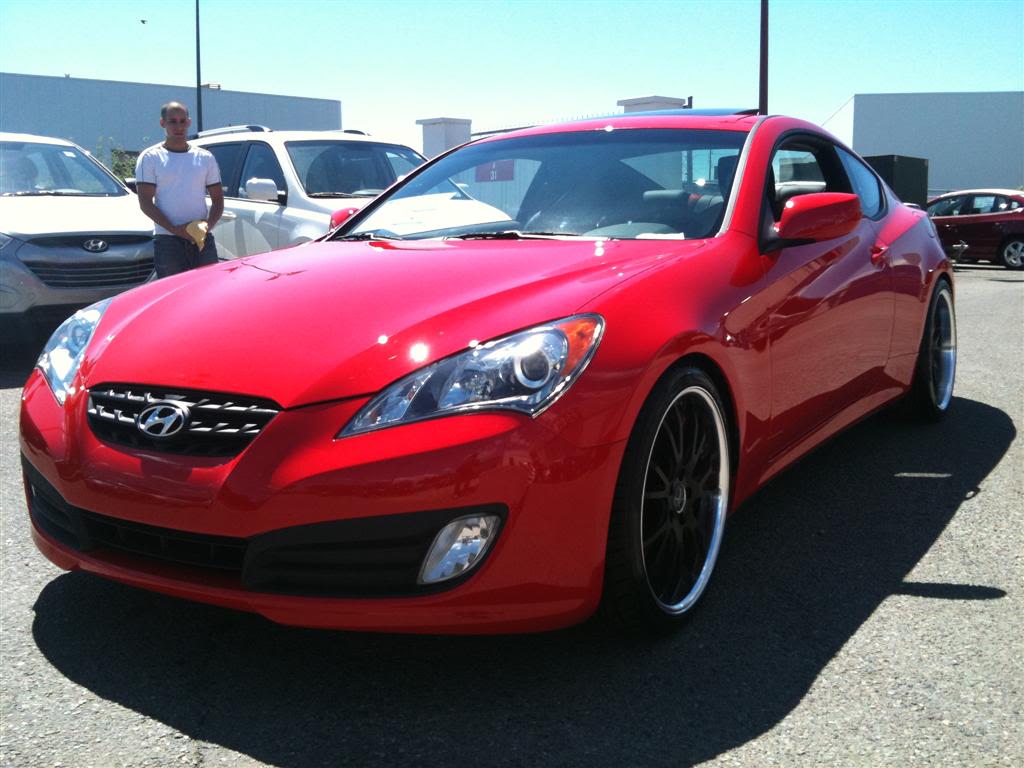 photo 4 Hyundai Genesis Coupe custom wheels Venaci Mesh 20x9.0, ET +30, tire size 245/35 R20. 20x10.0 ET+25 285/30 R20