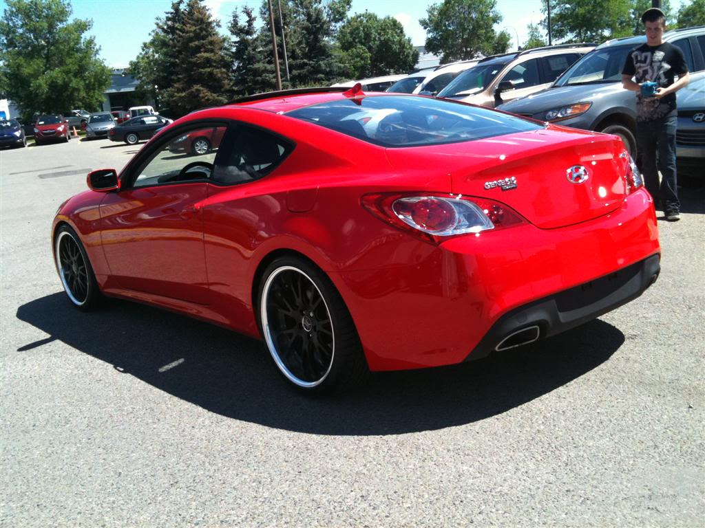 photo 5 Hyundai Genesis Coupe custom wheels Venaci Mesh 20x9.0, ET +30, tire size 245/35 R20. 20x10.0 ET+25 285/30 R20