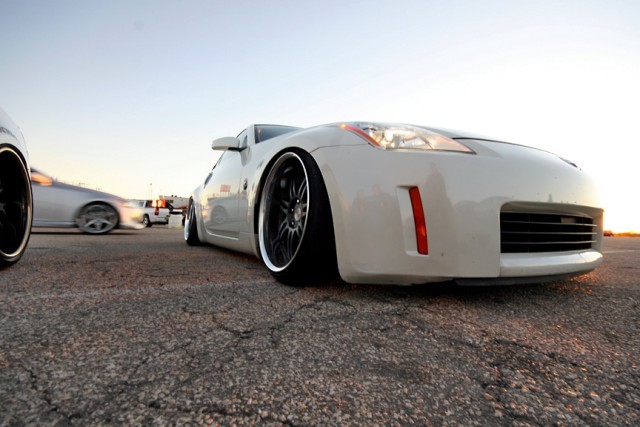 photo 8 Nissan 350Z custom wheels Work Wheels Varianza T1S 19x9.5, ET +4, tire size 225/35 R19. 19x10.5 ET-2 245/35 R19
