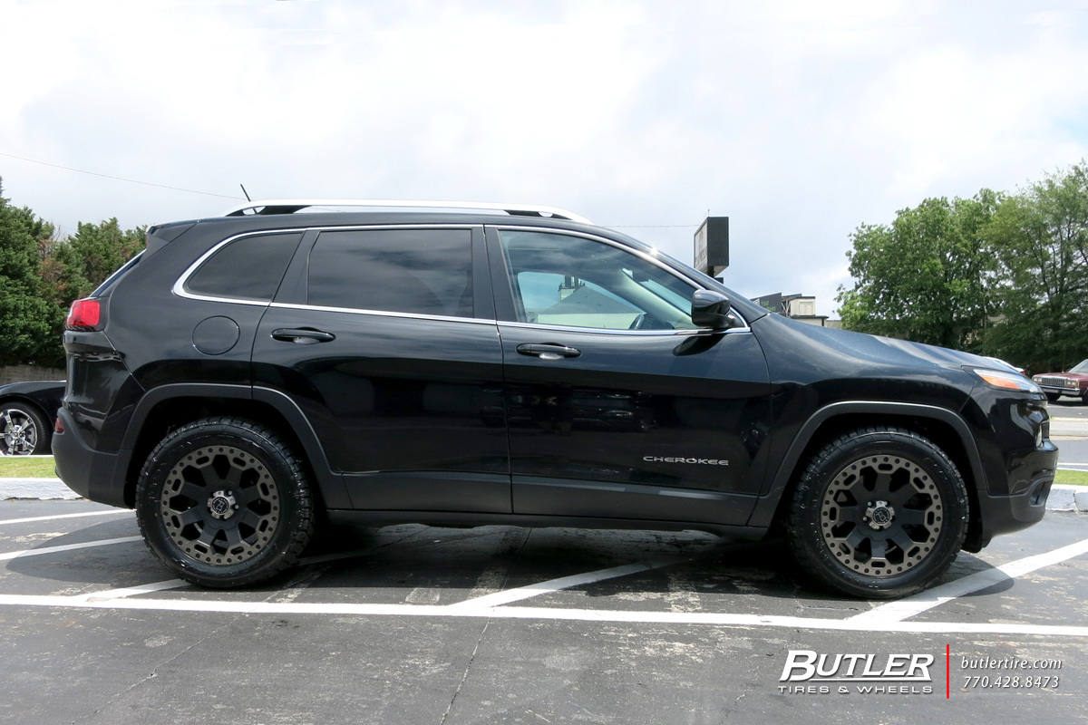 photo 2 Jeep Cherokee custom wheels Black Rhino Warlord 18x, ET , tire size X R18. x ET 