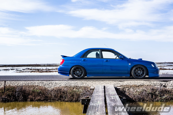 photo 2 Subaru Impreza WRX custom wheels Rota Titan 18x9.5, ET +38, tire size 225/40 R18. x ET