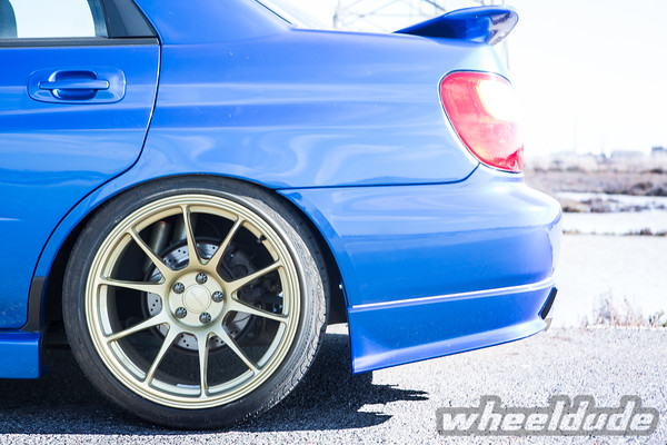 photo 3 Subaru Impreza WRX custom wheels Rota Titan 18x9.5, ET +38, tire size 225/40 R18. x ET