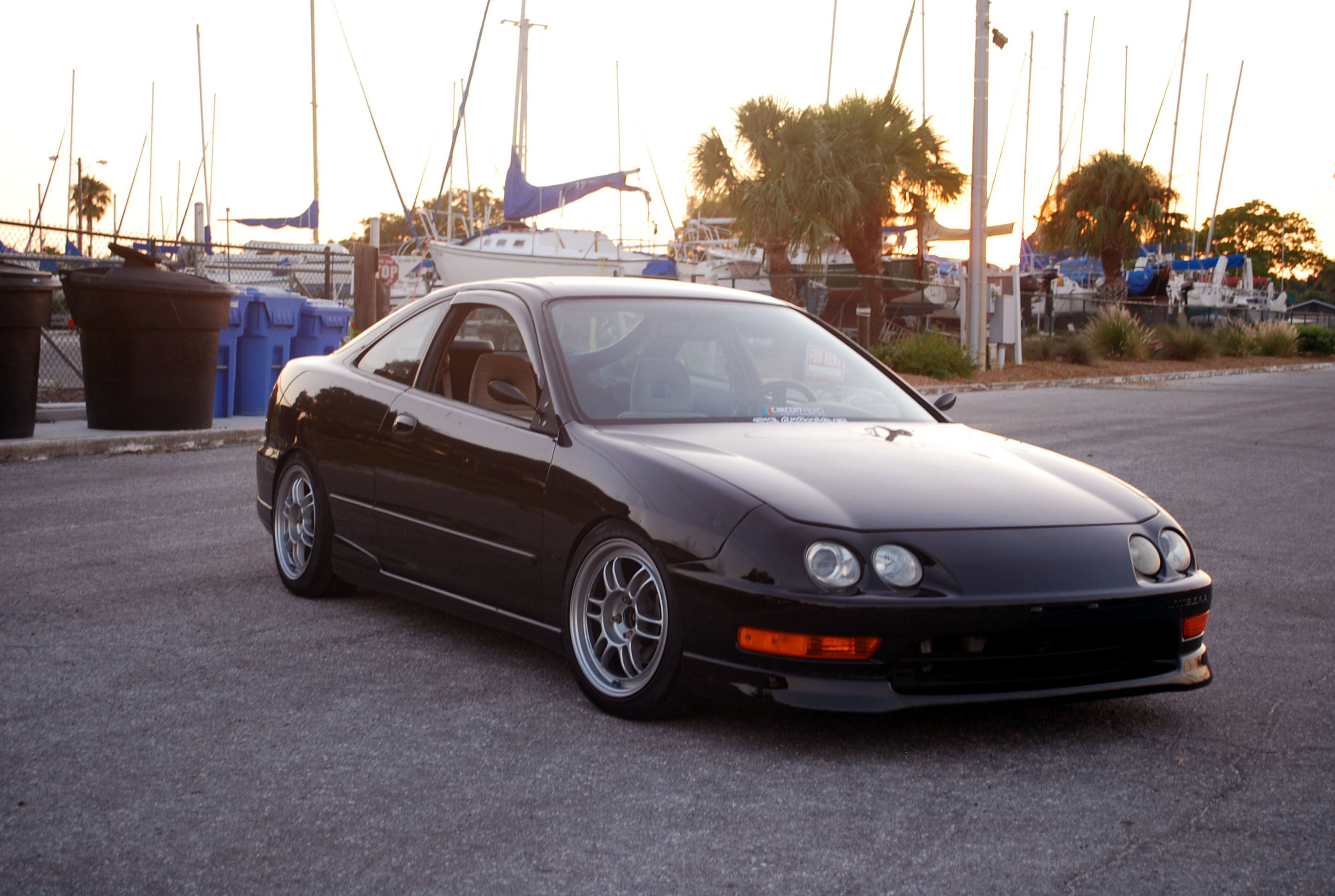photo 3 Acura Integra custom wheels Enkei RPF1 16x8.0, ET +38, tire size 205/45 R16. x ET