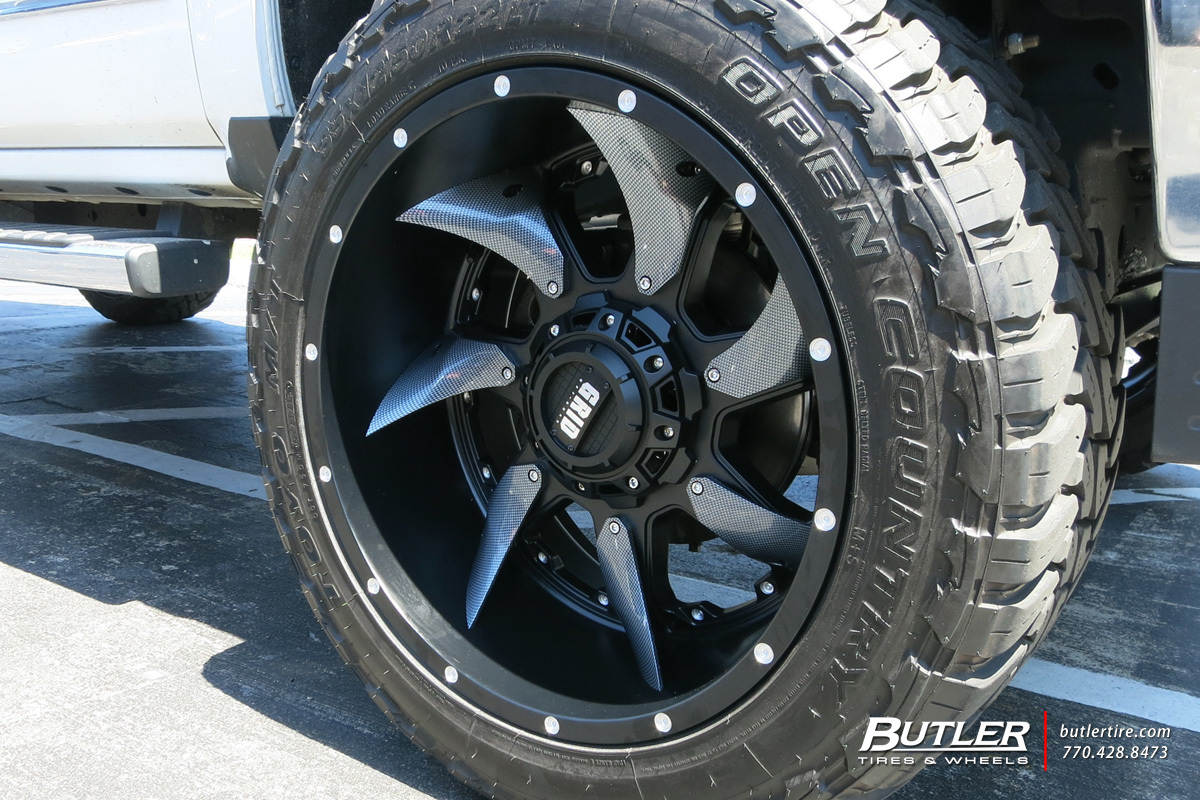photo 1 Chevrolet Silverado 2500HD custom wheels Grid Off-Road GD1 22x, ET , tire size X R22. x ET