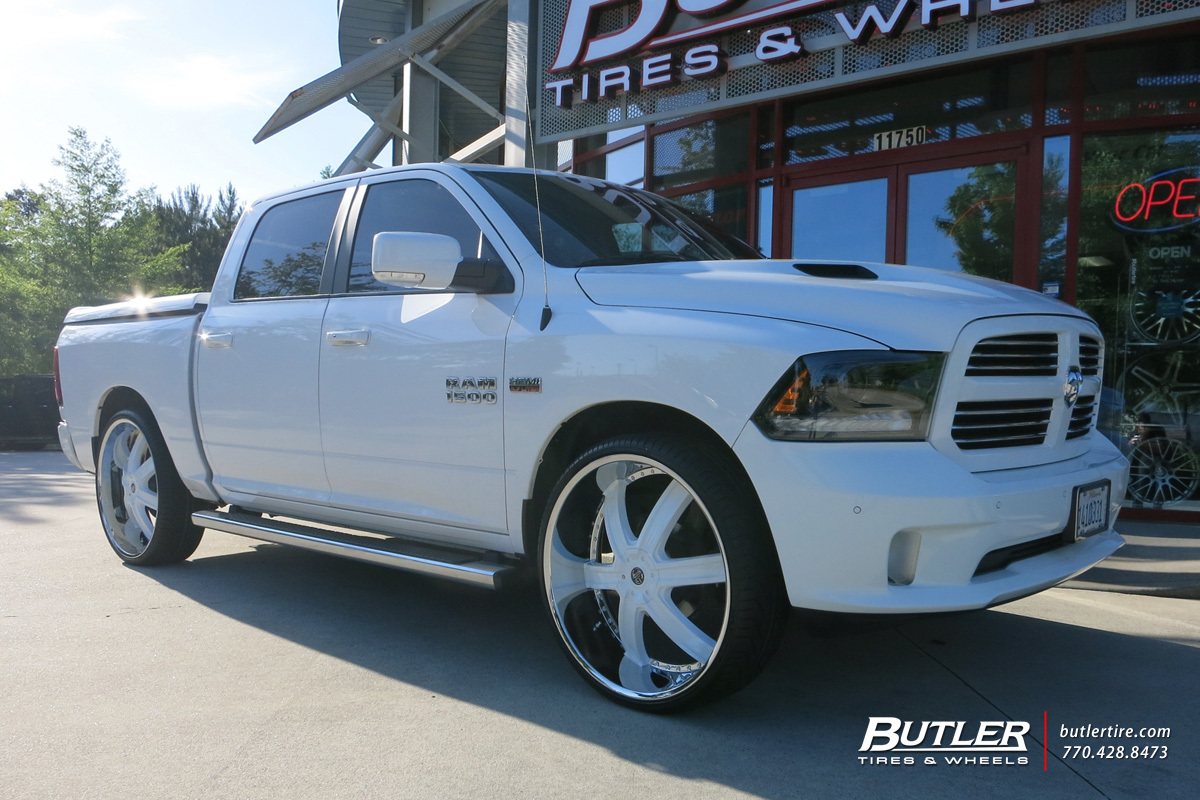 photo 1 RAM 1500 custom wheels 2Crave NO4 28x, ET , tire size X R28. x ET 