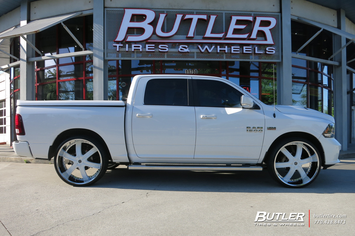 photo 3 RAM 1500 custom wheels 2Crave NO4 28x, ET , tire size X R28. x ET 