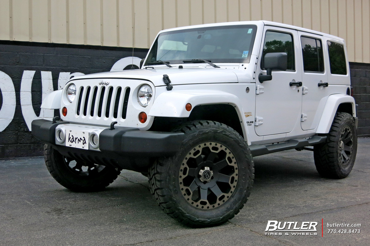 photo 1 Jeep Wrangler Unlimited custom wheels Black Rhino Warlord 20x, ET , tire size X R20. x ET