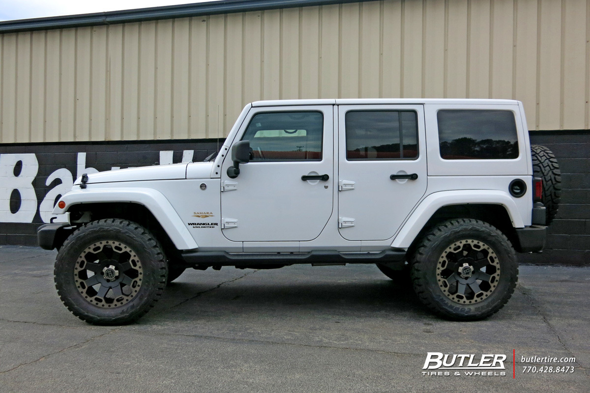 photo 2 Jeep Wrangler Unlimited custom wheels Black Rhino Warlord 20x, ET , tire size X R20. x ET