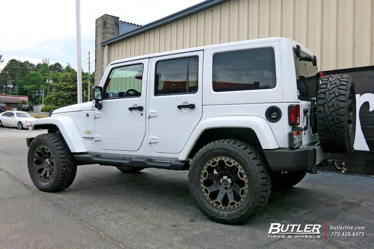 photo 3 Jeep Wrangler Unlimited custom wheels Black Rhino Warlord 20x, ET , tire size X R20. x ET