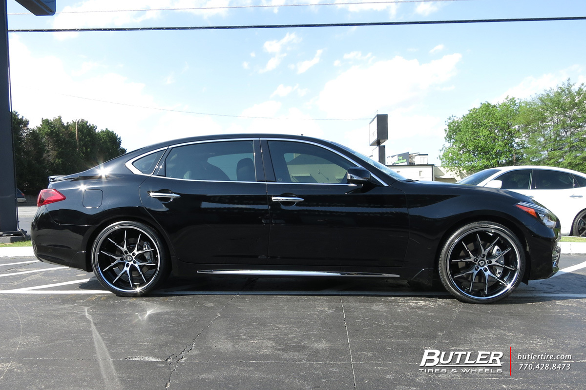 photo 2 Infiniti Q70 custom wheels Lexani R-twelve 22x, ET , tire size X R22. x ET
